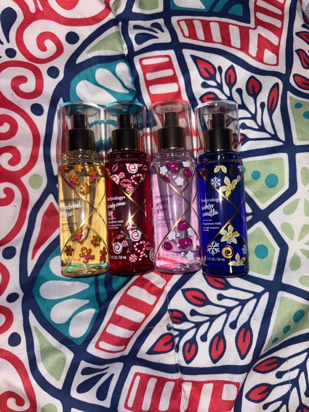 BODYCOLOGY Set in Yellow, Red, Pink, Blue